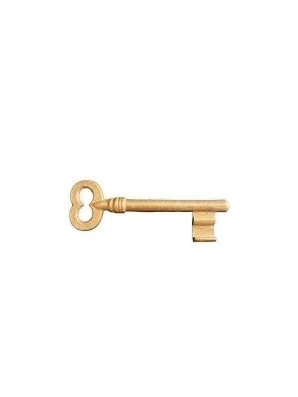 VTG brass heart love shape key